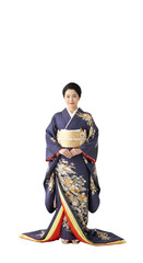 A Japanese empress in a jūnihitoe