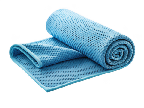 Cooling towel png cold therapy towel png gym cooling cloth png sports chill towel png reusable cool wrap png transparent background image