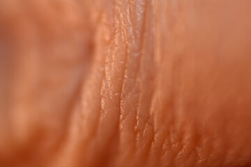 Fototapeta premium Macro shot of hydrated skin texture as background
