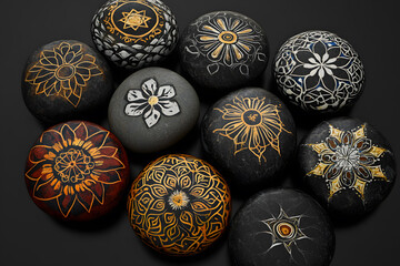 Sacred Stones: Hand-Painted Mandala Rocks for Mindful Living