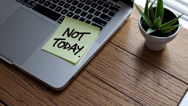 Creative life hack reminder enhances productivity for busy individuals working from home