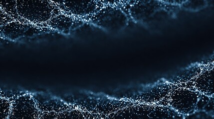 Abstract graphic design of connected points.