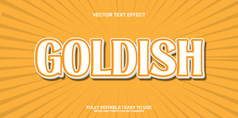 Editable font text effect