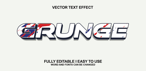 Editable font text effect