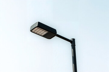 Sleek urban street lamp design concept in modern setting