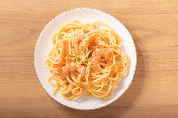 パスタサラダ（海老　明太子ソース）