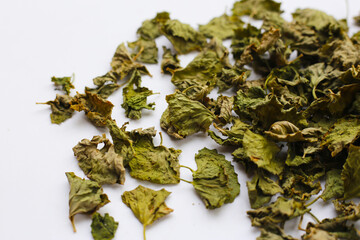 Dried gotu kola herb leaves