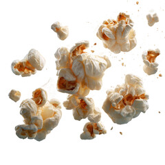 Close-up of fresh, raw sea shells isolated on a white background, perfect as a healthy seafood ingredient or a sweet, natural dessert