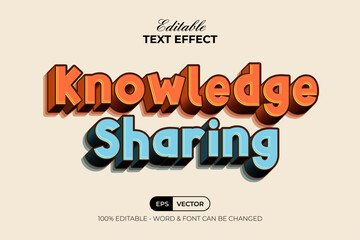 3D Editable Text Effect Study Theme.