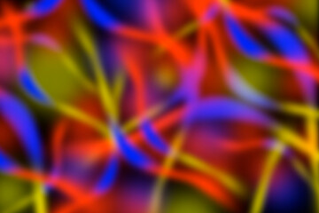 Colorful Neon Motion Blur Abstract Background