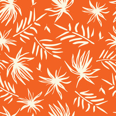 floral abstract minimalist pa...