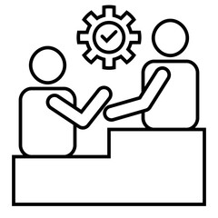 Onboarding outline icon