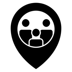 Meeting Location Solid icon