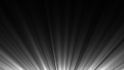 Abstract radiant light bursting from below creating a gradual transition to darkness offering a sense of depth and potential