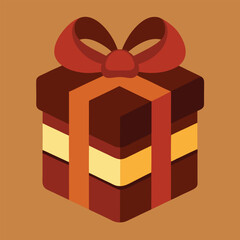 Chocolate Gift Box Design vector red gift box