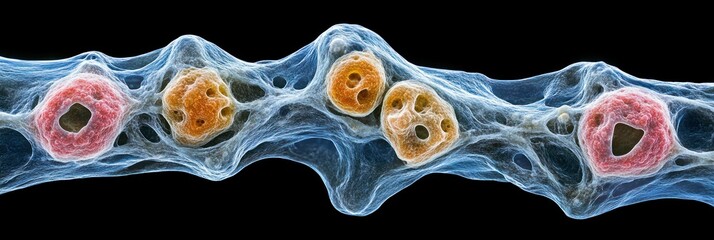 Microscopic View of Cells