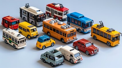 set of transport icons