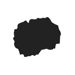 map of Macedonia del Norte.