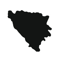 map of Bosnia y Herzegovina