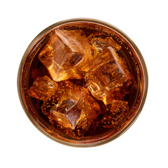 ice cube with cola