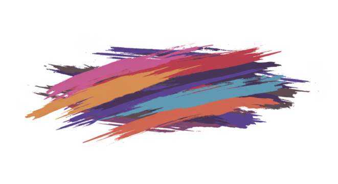 Artistic Color Paint Brush Stroke Abstract Design Texture Graphic