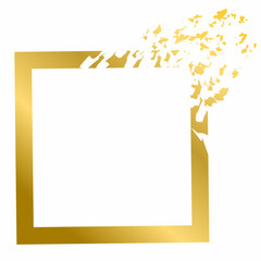 Luxury Golden Square Border