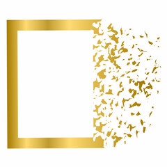 Luxury Golden Square Border