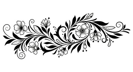 Colorful Abstract Pattern Illustration on Transparent Black Background