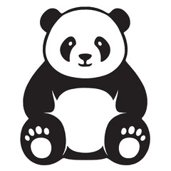 Silhouette image of a doll on a white background