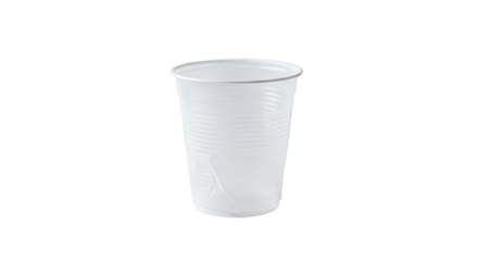 Disposable Plastic Cup Drinkware White Cup Isolated Transparent Background