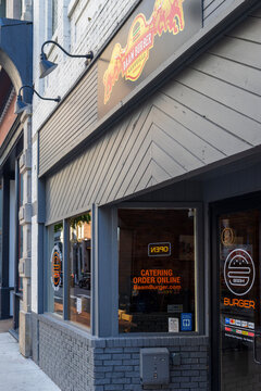 BAAM Burger restaurant  in downtown in Nashville Tennessee USA