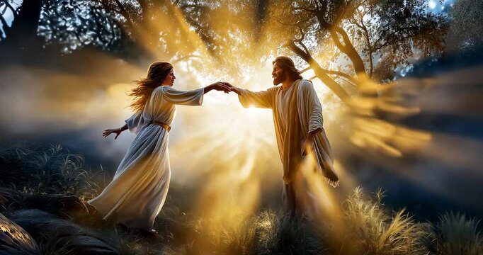 Joyful Reunion, Risen Man