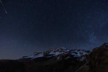 Volcán Iztaccíhuatl (Mujer Blanca) o Mujer Dormida, y el universo.