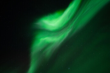 Aurora borealis Northern Lights fully covered the sky. Lapland amazing scenery