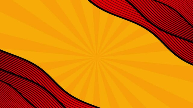 abstract wave pattern animation background