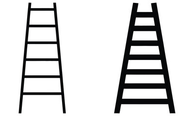 ladder isolated on white
