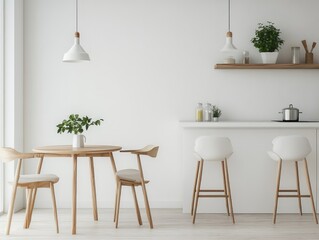 Modern minimalist kitchen interior