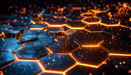 Blockchain Honeycomb Server Farm