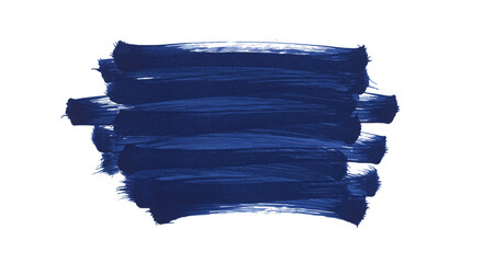 Fototapeta premium Isolated Blue Brush Stroke Watercolor Stain Texture Paint Background