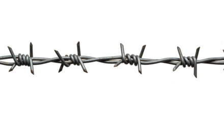 Isolated Barbed Wire Sharp Steel Fence for Security Protection