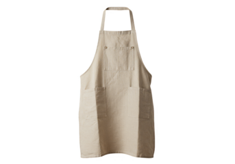 Isolated Linen Apron for Cooking Transparent Background Protective Wear
