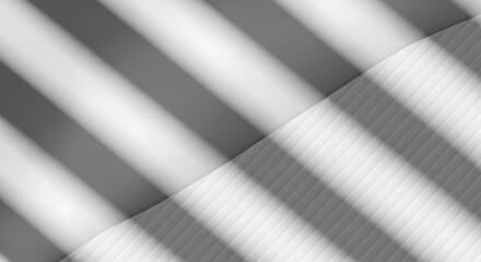 Obraz premium Abstract Geometric Background with Diagonal Lines, Shadows, Light and Texture in Gray Tones.