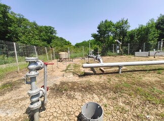 Gas processing and extraction facility, fracking research In Romania, Transylvania 2025