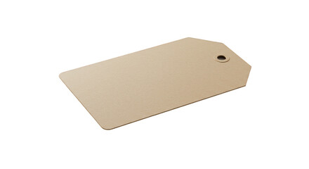 Isolated Beige Cardboard Product Tag for Sale Business Promotion