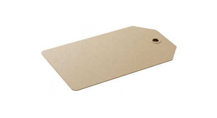 Isolated Beige Cardboard Product Tag for Sale Business Promotion