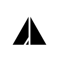 tent glyph icon