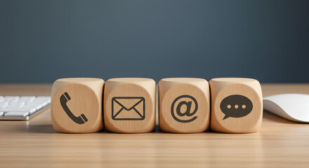 Contact Methods on Wooden Blocks