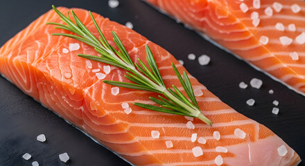 Fresh Raw Salmon with Herbs