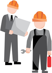 two construction workers
