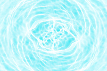 Blue water with ripples on the surface. Defocus blurred transparent blue colored clear calm water...